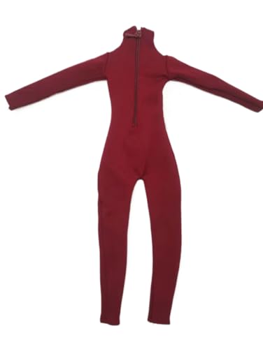 ximitoy 1/6th Sodier Kleidung Weinrot Hochelastische Strumpfhosen Jumpsuits für 30,5 cm TBL UD Damen von ximitoy