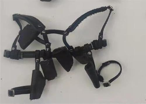 ximitoy Gürtelholster im Maßstab 1:12, Modell für 15,2 cm große Figur (schwarz) von ximitoy
