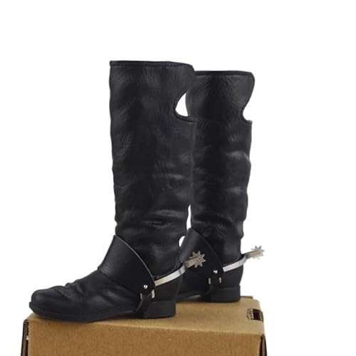 ximitoy Soldat 1/6 Scale Boots Sporen Modell für 30,5 cm männliche Figur (Sporen + Stiefel) von ximitoy