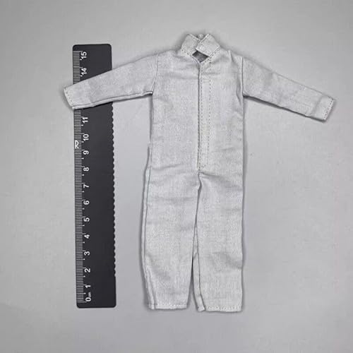 ximitoy Trendiger Jumpsuit im Maßstab 1:12 für 15,2 cm männliche Soldatenfigur (Grau) von ximitoy