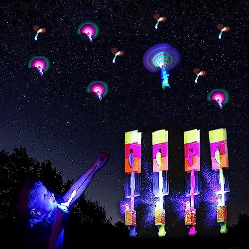 Fliegendes Spielzeug Party Set, 20 Stücke Hubschrauber Fliegen Spielzeug, LED Licht Erstaunliches Hubschrauber, Rakete Copters Licht Outdoor Spielzeug, Party Gadgets Und Mitgebsel Kindergeburtstag von xinrongda