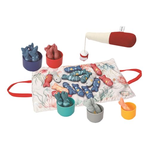 xowwyue Angelspiel Für Kleinkinder,Stoff Angelspiel Mit Stapelbechern | Lernspielzeug Für Kindergarten Zuhause Homeschooling Eltern Kind Interaktion Frühförderung xowwyue Angelspiel Für Kleinkinder,Stoff Angelspiel Mit Stapelbechern | Lernspielzeug Für Kindergarten Zuhause Homeschooling Eltern Kind Interaktion Frühförderung von xowwyue