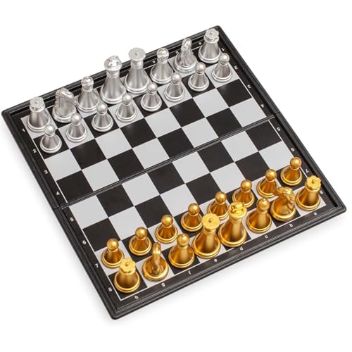 xowwyue Brettspiel Schachspiel | Magnet-Schachspiel Mit Faltbarem Brett,Interaktives Spielzeug Zur Förderung Logischen Denkens Tragbar Für Aktivitäten Für Anfänger Jugendliche Studenten Erwachsene xowwyue Brettspiel Schachspiel | Magnet-Schachspiel Mit Faltbarem Brett,Interaktives Spielzeug Zur Förderung Logischen Denkens Tragbar Für Aktivitäten Für Anfänger Jugendliche Studenten Erwachsene von xowwyue