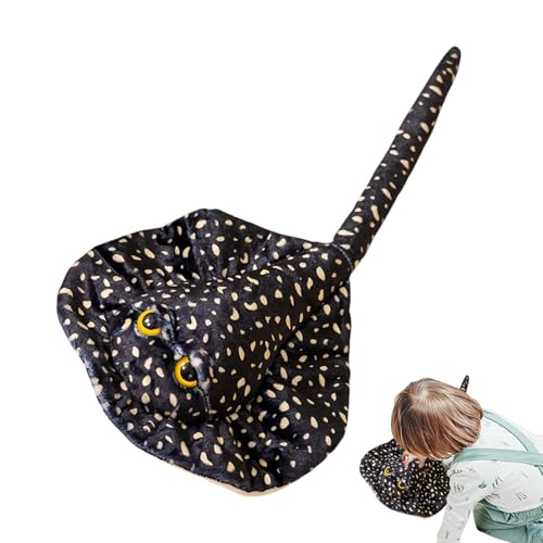 xowwyue Meeresrochen Plüschtier Niedliche Rochen Kuscheltier Meerestier Stofftier Weiches Gefüllte Fisch Kissen Stoffpuppe Für Kinder Und Erwachsene 50x25x8cm von xowwyue