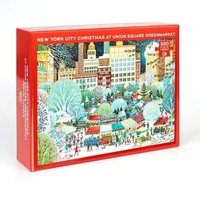 New York City Christmas at Union Square Greenmarket Jigsaw Puzzle von Union Square & Co.