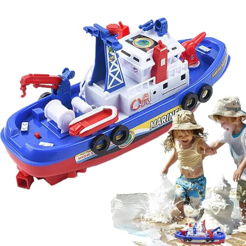yakermur Badespielzeug für Feuerboot, Badespielzeug für Kleinkinder | Toddler Toddler Toys Electric Toys Spielzeug Play Games, Spiele mit Licht und Musik, ein Spray yakermur Badespielzeug für Feuerboot, Badespielzeug für Kleinkinder | Toddler Toddler Toys Electric Toys Spielzeug Play Games, Spiele mit Licht und Musik, ein Spray von yakermur