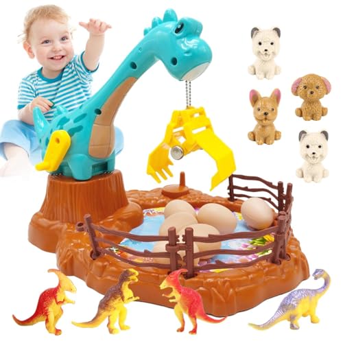 yakermur Dinosaurierkrallenmaschine, kleine Klauenmaschine - Kleine Spielzeug Klauen Dinosauriermaschine für Kinder - Desktop Interactive Game Clip -Figuren, Tiere Miniatur für 3+ Geburtstag von yakermur