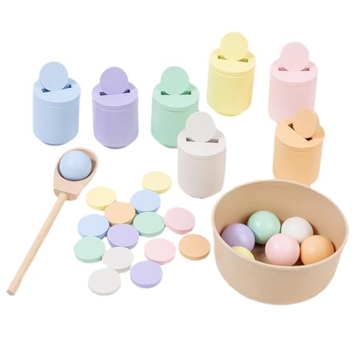 yakermur Farbsortiertassen, Sortierer für sensorische Spielzeuge – Sortieren Sie das pädagogische Matching-Spiel für Spielzeug, Rainbow Balls Pokale, STEM Kits, Lernaktivitäten yakermur Farbsortiertassen, Sortierer für sensorische Spielzeuge – Sortieren Sie das pädagogische Matching-Spiel für Spielzeug, Rainbow Balls Pokale, STEM Kits, Lernaktivitäten von yakermur