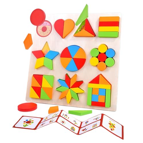 yakermur Formen Puzzle Für Kinder | Puzzle Blöcke Aus Holz | Geometrische Aktivitäten Für Entwicklung Bildung Und Lernen | Bausteine Für Kindergarten Mädchen Und Baby yakermur Formen Puzzle Für Kinder | Puzzle Blöcke Aus Holz | Geometrische Aktivitäten Für Entwicklung Bildung Und Lernen | Bausteine Für Kindergarten Mädchen Und Baby von yakermur
