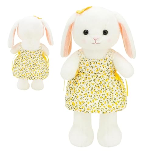 yakermur Osterhase Plüschspielzeug, Hasenpuppe Plüschspielzeug | Nettes ausgestopftes Tierpuppenspielzeug - Freundin Tochter Huggable Soft Pushion Osterszene Ornament für Auto, Schlafzimmer, von yakermur