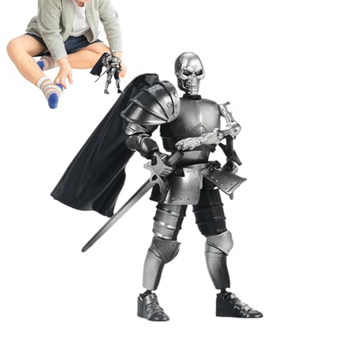 yakermur Skelett-Spielzeug, Actionfigur des Schädels – bewegliches Spielzeug im coolen Design mit Gelenken, Dekoration für Zuhause, Büro, Wohnzimmer yakermur Skelett-Spielzeug, Actionfigur des Schädels – bewegliches Spielzeug im coolen Design mit Gelenken, Dekoration für Zuhause, Büro, Wohnzimmer von yakermur