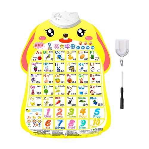 yakermur Vorschul-Lerngrafiken für Lerngrafiken | Obstgemüse-Wandtafel, Alphabet-Zahlenposter mit Ton für yakermur Vorschul-Lerngrafiken für Lerngrafiken | Obstgemüse-Wandtafel, Alphabet-Zahlenposter mit Ton für von yakermur