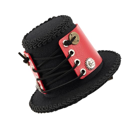 Viktorianischer Punk-Hut mit industrieller Ausrüstung, handgefertigt, Fantasy-Cosplays für Halloween-Party, Kostümzubehör Viktorianischer Punk-Hut mit industrieller Ausrüstung, handgefertigt, Fantasy-Cosplays für Halloween-Party, Kostümzubehör von yanwuwa