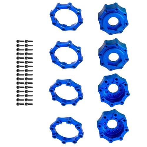 yanwuwa 4 Stück Metall Sechskant Adapter Für Autospielzeug Erweiterter Radantriebsnaben Adapter Ersatzteil Für Ferngesteuertes Fahrzeugzubehör Sechskant Adapter Set Für Ferngesteuertes Autospielzeug von yanwuwa