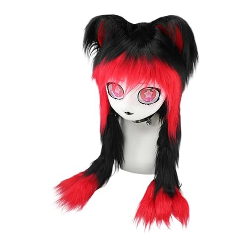 yanwuwa Realistischer Tierkopf für Halloween-Rollenspiel-Kostüm mit weichen Kunstpelzen und belüftetem Design für Anime-Events yanwuwa Realistischer Tierkopf für Halloween-Rollenspiel-Kostüm mit weichen Kunstpelzen und belüftetem Design für Anime-Events von yanwuwa