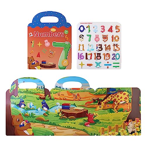 yanwuwa Tragbare Aufkleber Für Kinder Cartoon Gelee Aufkleber Spiel Entwicklungs Puzzle Kinder Erkenntnis Spielzeug Kinder Aufkleber von yanwuwa