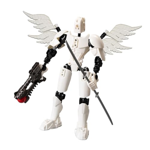 yanzisura Actionfiguren,Gelenkbewegliches Mechanisches Ganzkörper-Bewegungsspielzeug - Actionfiguren Mobile Ganzkörper-Roboter-Desktop-Dekoration Für Kinder-Fans Ornament von yanzisura