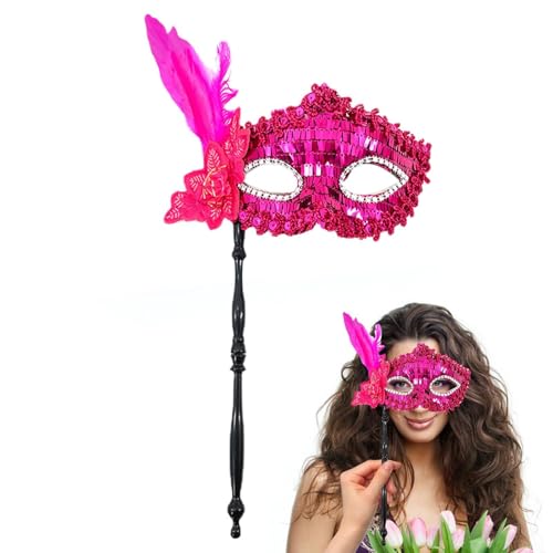 yanzisura Venezianische Maske Damen Maskenball Augenmaske Elegante Maskerade Gesichtsmaske Masquerade Schmuckse Set Maskerade Maske Gesicht Für Maskerades Karneval Halloween von yanzisura