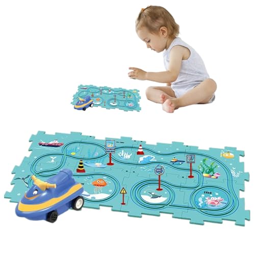 Auto-Puzzle-Slot-Set, Interaktives Rennstrecken-Puzzle, Spielzeug für Kinder-Straßenbahnen | Interaktives Lernen Car Puzzle Lernspielzeug für Kinder Auto-Puzzle-Slot-Set, Interaktives Rennstrecken-Puzzle, Spielzeug für Kinder-Straßenbahnen | Interaktives Lernen Car Puzzle Lernspielzeug für Kinder von ycezw