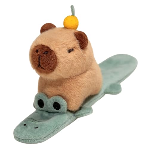 Capybara Plüscharmband - Niedlich gefülltes Spielzeug, Tier Slap | Weiche Plüsch Capybara Design mit verstellbarem Riemen für Rucksäcke Stühle Kinderwagen Krippen Roller lustige tragbare Accessoires Capybara Plüscharmband - Niedlich gefülltes Spielzeug, Tier Slap | Weiche Plüsch Capybara Design mit verstellbarem Riemen für Rucksäcke Stühle Kinderwagen Krippen Roller lustige tragbare Accessoires von ycezw