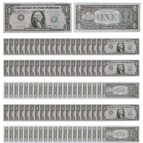 Dollar Bill Banknote - Film Requisiten gefälschte Dollars, Bildungsspielspielzeug, Stage Theatre Accessoires | Realistisches Simulationsgeld mit kompaktem Design für Frauen, Mama, Papa, Klassenzimmert Dollar Bill Banknote - Film Requisiten gefälschte Dollars, Bildungsspielspielzeug, Stage Theatre Accessoires | Realistisches Simulationsgeld mit kompaktem Design für Frauen, Mama, Papa, Klassenzimmert von ycezw