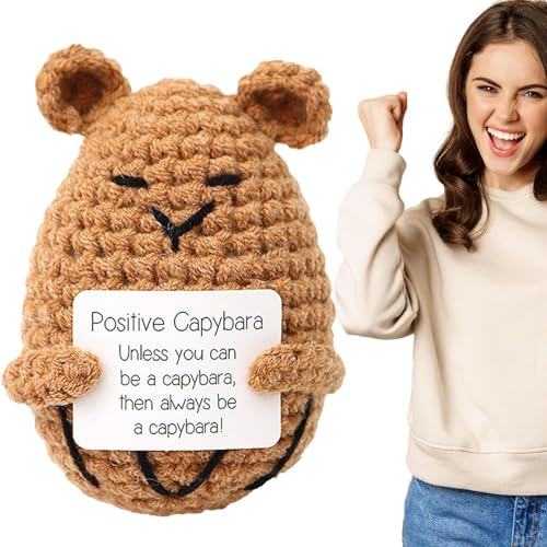 Häkeln Positive Sukkulenten, Häkeln | Kleine Capybara Cactus Sukkulenten Emotionales Stützspielzeug - Haltende Karten Um Zweig zu fördern, Puppe Häkeln Positive Sukkulenten, Häkeln | Kleine Capybara Cactus Sukkulenten Emotionales Stützspielzeug - Haltende Karten Um Zweig zu fördern, Puppe von ycezw