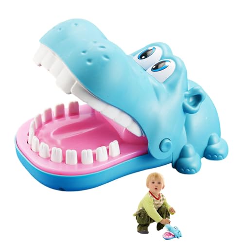 Hippo -Spiel Mit Zähnen - Alligator -Zahnarztspiel Fingerspielzeug Für Kinder, Lustige Zähne Für Heimschule, Halloween -Füllung -Accessoires von ycezw