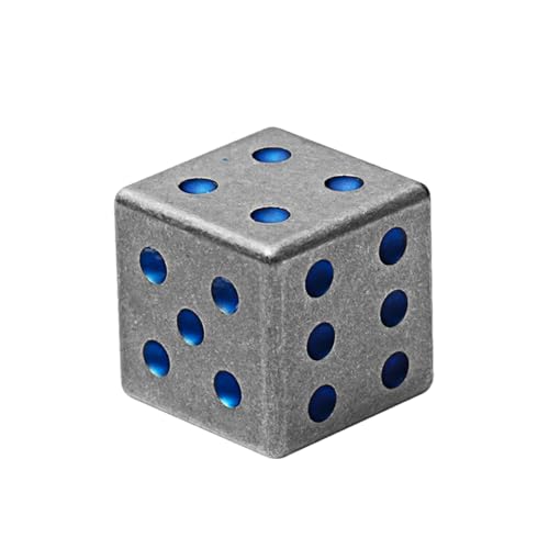 Klassisches Würfelset – Graue Titanlegierung Würfel Mit Sechs Seiten, 14mm Kleine Interaktive Spielzeuge | Perfektes Unterhaltungsspiel Für Familie, Kinder, Erwachsene Klassisches Würfelset – Graue Titanlegierung Würfel Mit Sechs Seiten, 14mm Kleine Interaktive Spielzeuge | Perfektes Unterhaltungsspiel Für Familie, Kinder, Erwachsene von ycezw