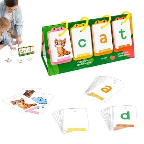 Lernen Flash Cards - Alphabet Sound Flash Cards, Vorschul-Audioaktivitäten | Leseschreibung Lernspiele, Wortbauspiele mit 80 Karten für das frühe Lernen von Klassenzimmern Lernen Flash Cards - Alphabet Sound Flash Cards, Vorschul-Audioaktivitäten | Leseschreibung Lernspiele, Wortbauspiele mit 80 Karten für das frühe Lernen von Klassenzimmern von ycezw