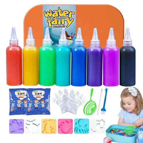 Magisches Wassertier-Set – Handgefertigtes Wasserspielzeug, Magisches Bastelspielzeug-Set | Kreatives Handgemachtes Magic Gel Art Kit, Sensorisches Wasserspielzeug-Bastelset Für Kinder, Zuhause, Klass von ycezw