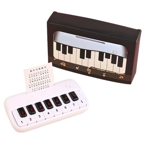 Mini-Musik-Tastatur für Spielzeug, tragbares Musikinstrument in Kindergröße, für pädagogische Anfänger für Kinder von 3 bis 6 Jahren, Girls Boys Preschool Learning Divers Mini-Musik-Tastatur für Spielzeug, tragbares Musikinstrument in Kindergröße, für pädagogische Anfänger für Kinder von 3 bis 6 Jahren, Girls Boys Preschool Learning Divers von ycezw