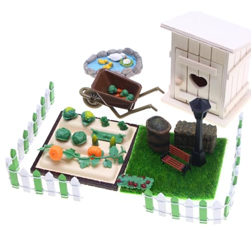 Miniatur-Farm-Modell, Miniatur-Gemüse, kleiner Bauernhof, Miniatur-Szenen-Spielzeug, Puppenzubehör, realistisches Bauernhofsimulationsspiel für Kinder Miniatur-Farm-Modell, Miniatur-Gemüse, kleiner Bauernhof, Miniatur-Szenen-Spielzeug, Puppenzubehör, realistisches Bauernhofsimulationsspiel für Kinder von ycezw
