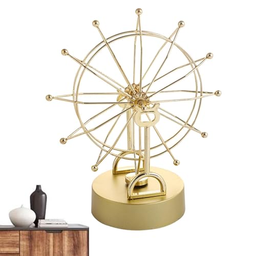 Riesenrad-Dekoration, elektrisches Perpetuum Mobile | Physik-mechanisches Wissenschaftsspielzeug, rotierendes Riesenrad, Bewegung, Desktop-Ornament von ycezw