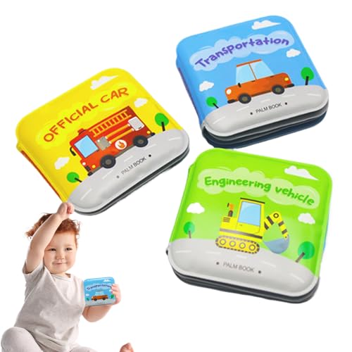 Stoffbuch-Set für Badezimmer, Spielzeug für – thematisches Spielzeug für | 3 x buntes Spielzeug für Badewanne, lustiges Lernspielzeug Stoffbuch-Set für Badezimmer, Spielzeug für – thematisches Spielzeug für | 3 x buntes Spielzeug für Badewanne, lustiges Lernspielzeug von ycezw