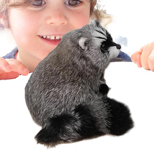 Waschbär-Spotting, Waschbär-Modell - simulierte Waschbär-Figuren, Heimtextilien Schmuck und Modell, ansprechendes Lernspielzeug für Partyzubehör lernen Waschbär-Spotting, Waschbär-Modell - simulierte Waschbär-Figuren, Heimtextilien Schmuck und Modell, ansprechendes Lernspielzeug für Partyzubehör lernen von ycezw