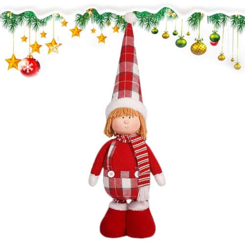 Weihnachten Plushtelescopic Ben - Stehende Weihnachtspuppe, kleine Plüsch Weihnachtsschmuck drinnen | Weihnachtsdekoration Stehende Puppe, Schreibtischdekorationen Entzückende Wohnkultur für Tisch Weihnachten Plushtelescopic Ben - Stehende Weihnachtspuppe, kleine Plüsch Weihnachtsschmuck drinnen | Weihnachtsdekoration Stehende Puppe, Schreibtischdekorationen Entzückende Wohnkultur für Tisch von ycezw