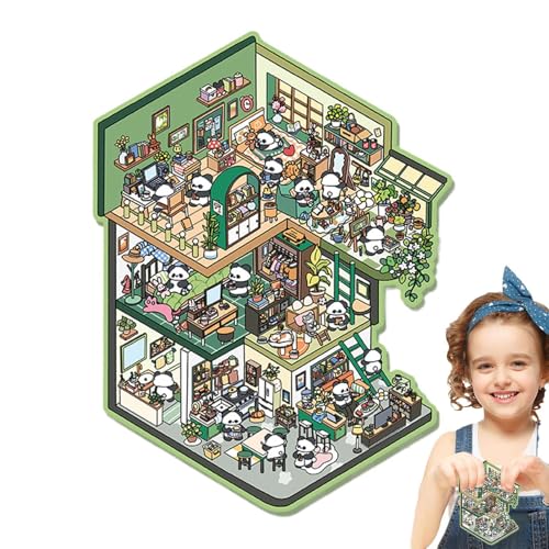 ycezw Aufkleberszene, Hausaufkleber | Scene Aufkleber Villa Miniatur-Haus-Aufkleber - Cartoon House Szenen Aufkleber Zimmer-Aufkleber für glatte Oberflächen ycezw Aufkleberszene, Hausaufkleber | Scene Aufkleber Villa Miniatur-Haus-Aufkleber - Cartoon House Szenen Aufkleber Zimmer-Aufkleber für glatte Oberflächen von ycezw