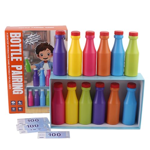 ycezw Familienspiele, Flaschen-Paarungsspiel, Interaktives Gesellschaftsspiel Mit Leuchtenden Flaschen Für Abendaktivitäten Bei Partys Drinnen & Draußen Erwachsenengruppen Und Familienfeiern ycezw Familienspiele, Flaschen-Paarungsspiel, Interaktives Gesellschaftsspiel Mit Leuchtenden Flaschen Für Abendaktivitäten Bei Partys Drinnen & Draußen Erwachsenengruppen Und Familienfeiern von ycezw