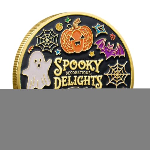 ycezw Halloween Sammlermünzen | Handgefertigte Halloween-Münzen,Party Souvenir Geschenk Für Kinder Und Erwachsene Schreibtischdekoration Einbauschrank Karneval ycezw Halloween Sammlermünzen | Handgefertigte Halloween-Münzen,Party Souvenir Geschenk Für Kinder Und Erwachsene Schreibtischdekoration Einbauschrank Karneval von ycezw
