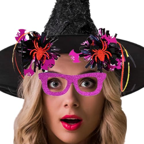 ycezw Halloweenbrille für Kinder, Halloween-Brille, lustige Brille für Kostüm, Maskerade, gruselige Accessoires für Halloween-Fotokabinen von ycezw