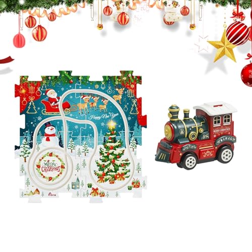 ycezw Jigsaw Puzzle Race Track Car Set, Puzzle Track Car Playset | Weihnachten Puzzle mit Zug - Puzzle Rail Car Spielzeug, Lernspiele, Vorschullernen Aktivitäten ycezw Jigsaw Puzzle Race Track Car Set, Puzzle Track Car Playset | Weihnachten Puzzle mit Zug - Puzzle Rail Car Spielzeug, Lernspiele, Vorschullernen Aktivitäten von ycezw
