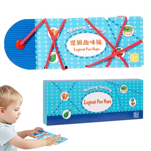 ycezw Spielzeugschnürkarten zum Einfädeln, Spielzeug zum Einfädeln, Lernspielzeug zum Einfädeln, Karten für frühe Entwicklung für Kinder ab 2 Jahren ycezw Spielzeugschnürkarten zum Einfädeln, Spielzeug zum Einfädeln, Lernspielzeug zum Einfädeln, Karten für frühe Entwicklung für Kinder ab 2 Jahren von ycezw
