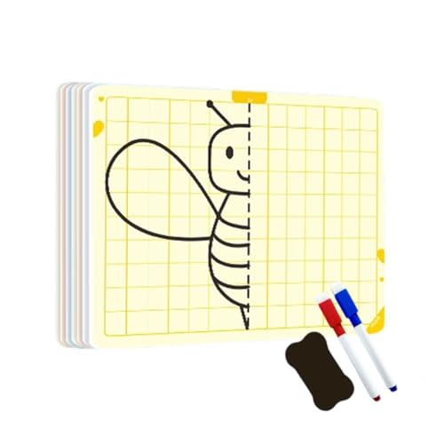 ycezw Symmetrisches Zeichenpapier - Symmetrien-Lernwerkzeug - Lernspielzeug Für Malerei, Kreative MINT-Aktivität Für Kinder ycezw Symmetrisches Zeichenpapier - Symmetrien-Lernwerkzeug - Lernspielzeug Für Malerei, Kreative MINT-Aktivität Für Kinder von ycezw