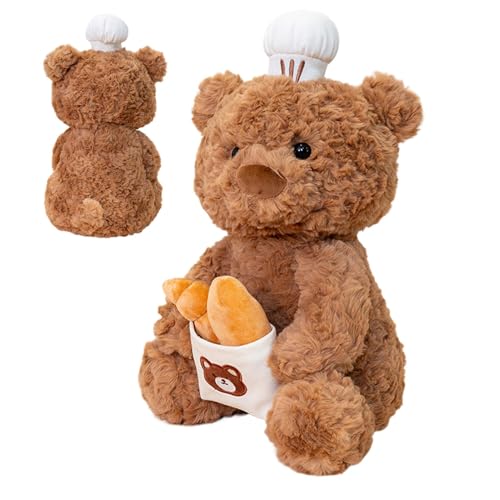 ycezw Teddybär, Teddybärkissen | Weiche Plüschbär-Kissenpuppe, Bezaubernde Stofftierpuppe, Plüschtier Für Freundin, Ehefrau, Freund von ycezw