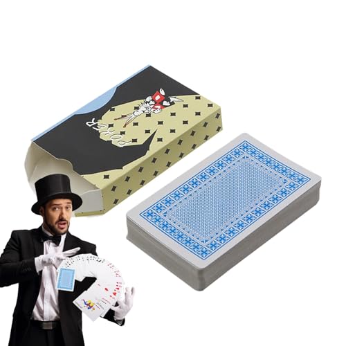 ycezw Trick-Spielkarten,Papierpoker für Trick | Anfängerdeck Trick Pokerrequisiten - Familienspiele Night Poker Bühne Performance Requisiten Sammlerunterhaltungskarten für das Spielzimmer ycezw Trick-Spielkarten,Papierpoker für Trick | Anfängerdeck Trick Pokerrequisiten - Familienspiele Night Poker Bühne Performance Requisiten Sammlerunterhaltungskarten für das Spielzimmer von ycezw