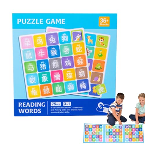 ycezw Vorschulalphabetisierungspuzzle, Rechtschreibpuzzle für frühes Lernen - Passende englische Wörter Puzzle - Lustige magnetische chinesische Schriftzeichen Fortgeschrittene Puzzles für ycezw Vorschulalphabetisierungspuzzle, Rechtschreibpuzzle für frühes Lernen - Passende englische Wörter Puzzle - Lustige magnetische chinesische Schriftzeichen Fortgeschrittene Puzzles für von ycezw
