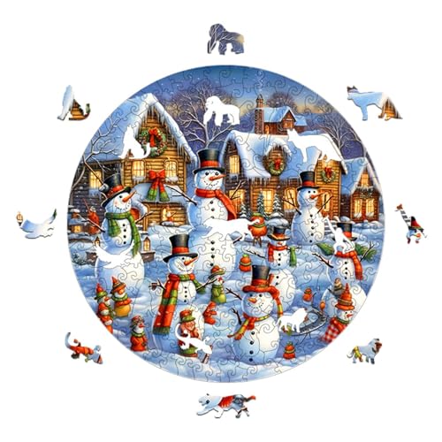 ycezw Weihnachts-Puzzle-Spielzeug,Weihnachts-Puzzles, Puzzle zur frühkindlichen Bildung, Frühkindliches Bildungspuzzle, pädagogisches Puzzle-Spielspielzeug für Kinder von ycezw