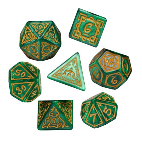 ycezw Würfelset für Spielthemen, 7 Stück Acrylwürfel Brettspiel Zubehör, Mit Magnetaufbewahrungsbox Vollständiges Set Für Einsteiger Und Profis ycezw Würfelset für Spielthemen, 7 Stück Acrylwürfel Brettspiel Zubehör, Mit Magnetaufbewahrungsbox Vollständiges Set Für Einsteiger Und Profis von ycezw