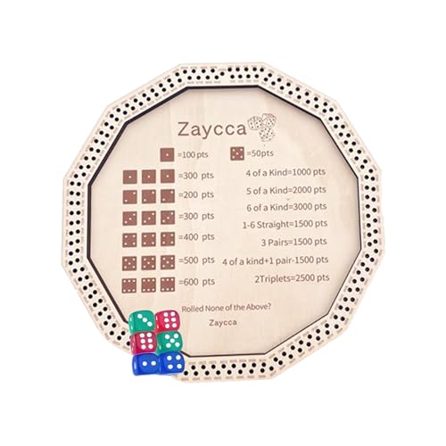 ycezw Würfeltablett Aus Holz, Würfeltablett Für Tischspiele, Klassisches tragbares Tablett Für Würfelspiele Und Spaß Familienspiele Erwachsene Frauen Und Männer Reisen ycezw Würfeltablett Aus Holz, Würfeltablett Für Tischspiele, Klassisches tragbares Tablett Für Würfelspiele Und Spaß Familienspiele Erwachsene Frauen Und Männer Reisen von ycezw