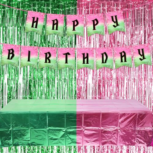 Magische Hexen-Themen-Geburtstagsparty-Dekorationen in Grün und enthält Fransenvorhänge, Tischdecken und Banner für besondere Feiern an jedem Ort Magische Hexen-Themen-Geburtstagsparty-Dekorationen in Grün und enthält Fransenvorhänge, Tischdecken und Banner für besondere Feiern an jedem Ort von yeeplant